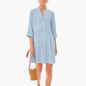 Tuckernuck Royal Shirt Dress Blue Stripe NWOT